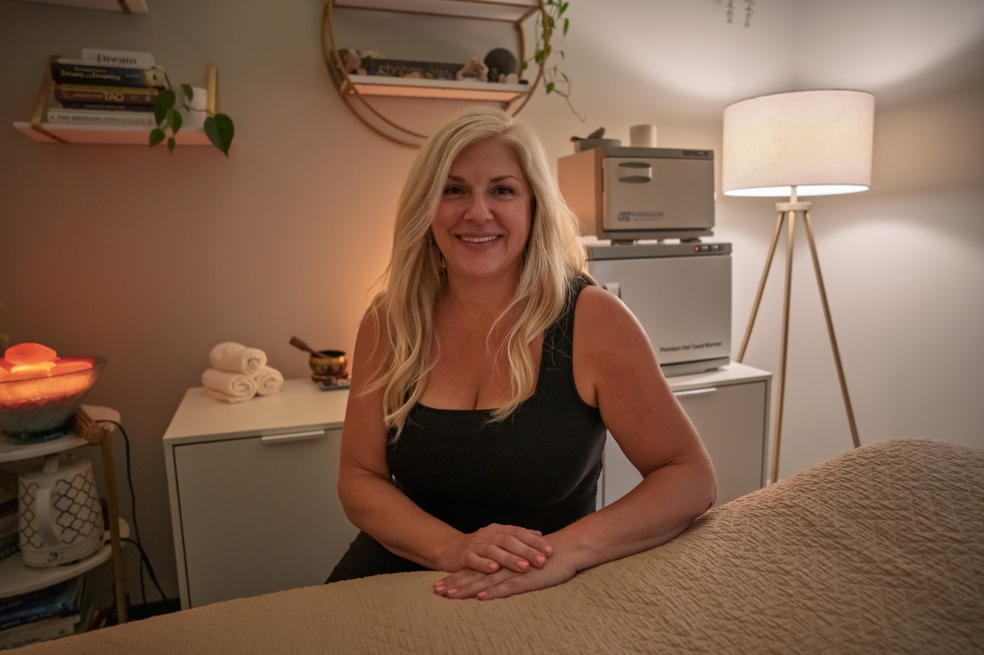 Brooks Ann Ruff in her treatment room at Heal This
